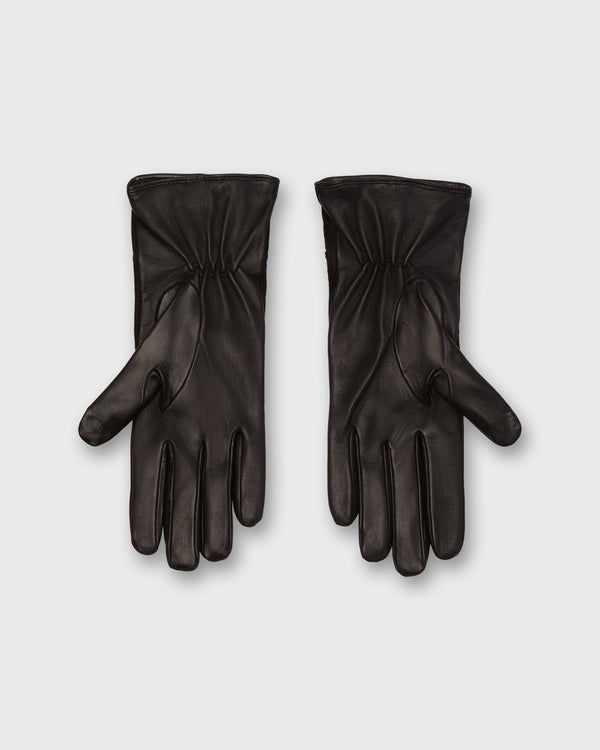 Sid Mashburn Cashmere-Lined Color Block Gloves In Black Nappa Leather/Suede
