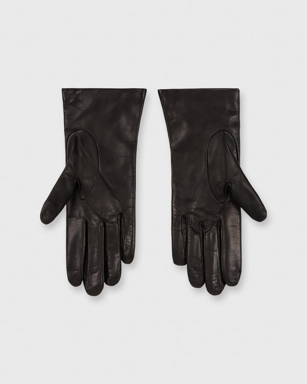 Sid Mashburn Cashmere-Lined Gloves In Black Nappa Leather