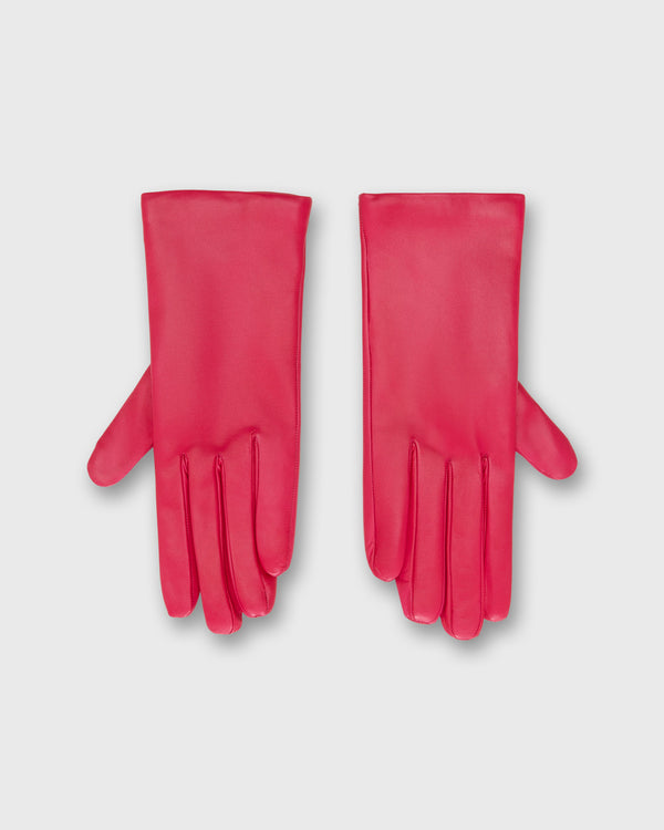 sid mashburn Cashmere-Lined Gloves in Fuchsia Nappa Leather