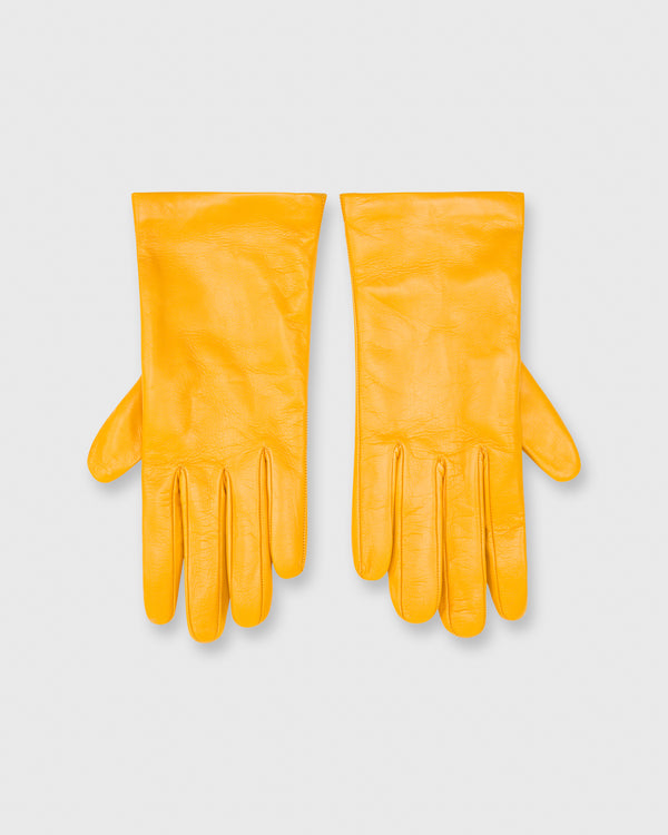 sid mashburn Cashmere-Lined Gloves in Golden Nappa Leather