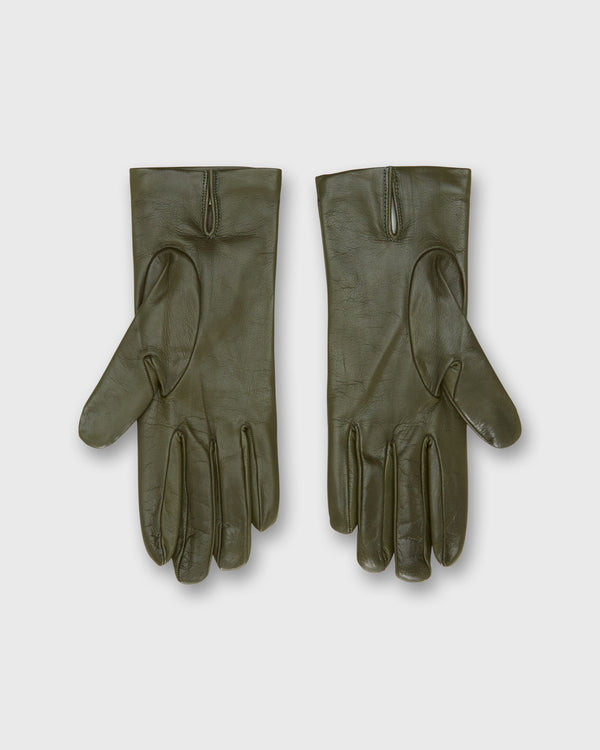 Sid Mashburn Cashmere-Lined Gloves In Olive Nappa Leather