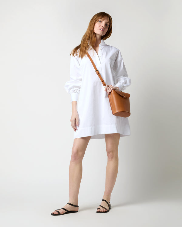 Sid Mashburn Charlotte Crossbody Bag In Tan Leather