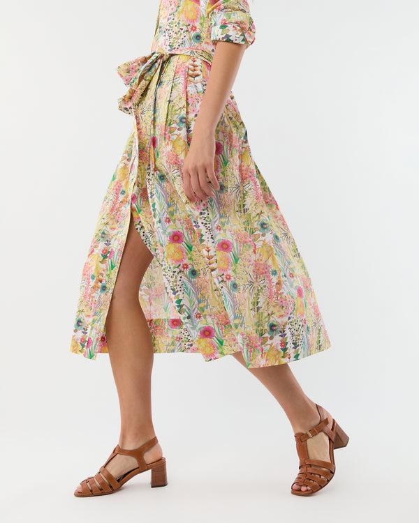 Sid Mashburn Classic Shirtwaist Dress In Multi Tresco Liberty Fabric