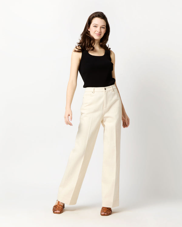 sid mashburn Coco 5-Pocket Jean in Natural Stretch Denim