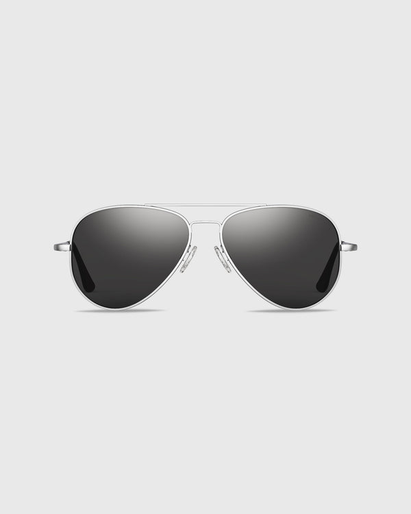 sid mashburn Concorde Sunglasses in Matte Chrome/American Gray