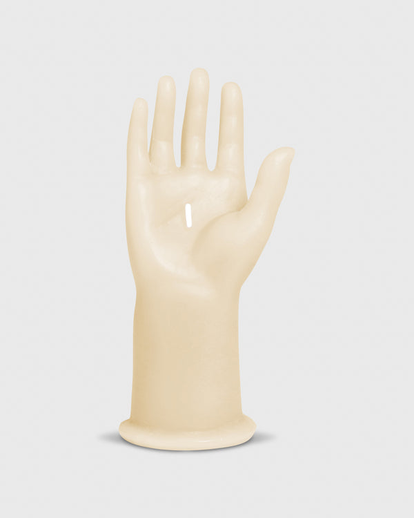 sid mashburn Ex-Voto Decorative Hand Candle in Ivory