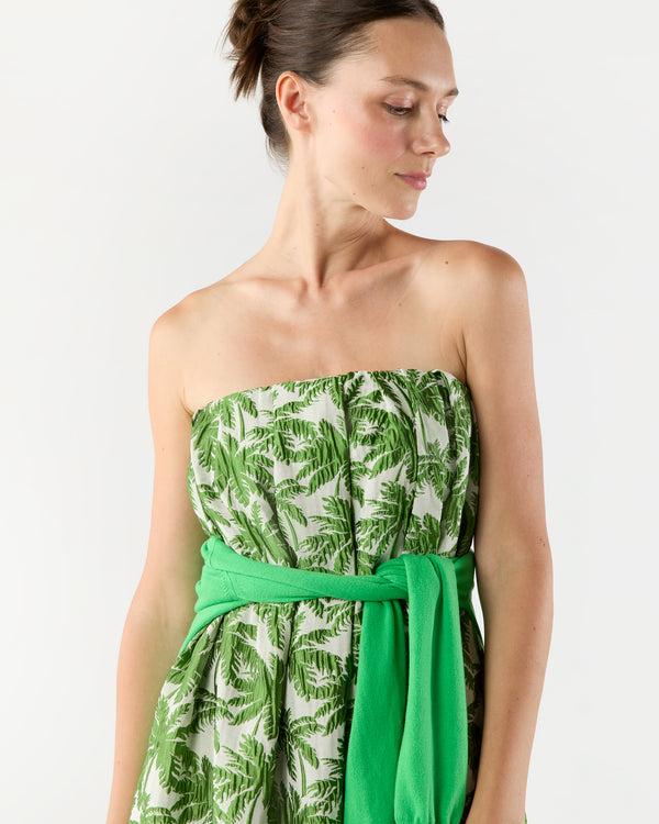 Sid Mashburn Filter Dress In White Tropicana Jacquard Mattelassé