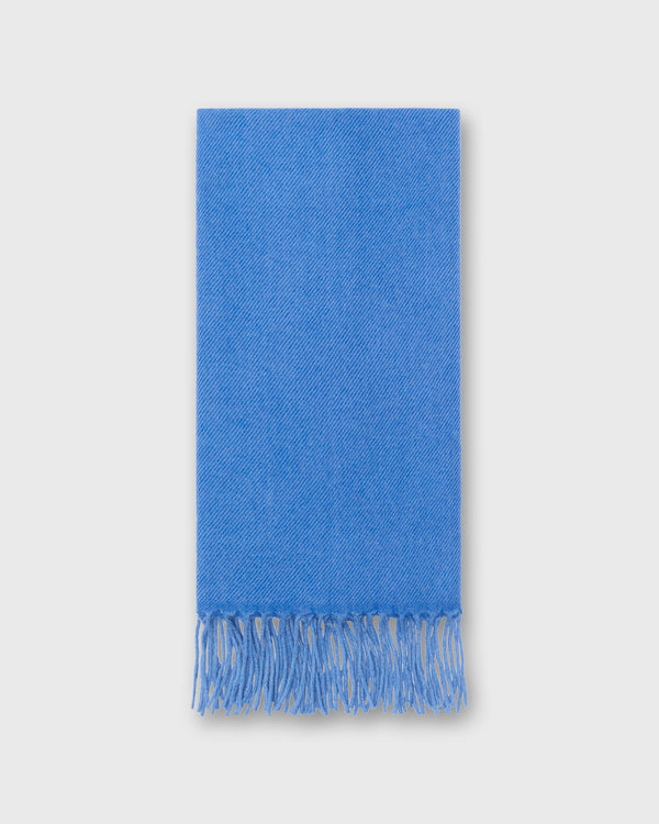 Sid Mashburn Handwoven Scarf In Sky/Blue Brushed Cashmere Twill