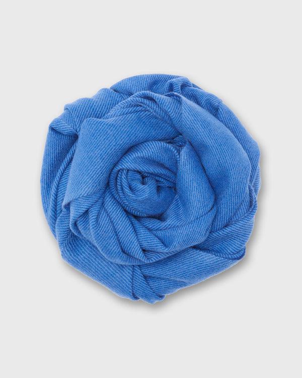 sid mashburn Handwoven Scarf in Sky/Blue Brushed Cashmere Twill