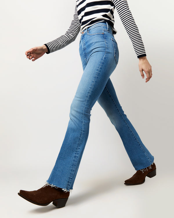 Sid Mashburn High Waisted Weekender Fray Jean In Read Between The Lines
