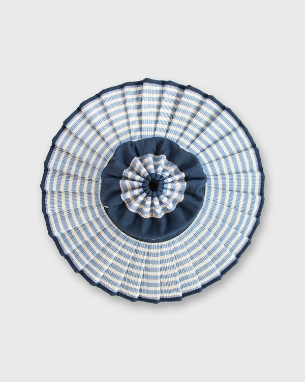 Sid Mashburn Island Capri Hat In Cornflower Blue/White Stripe