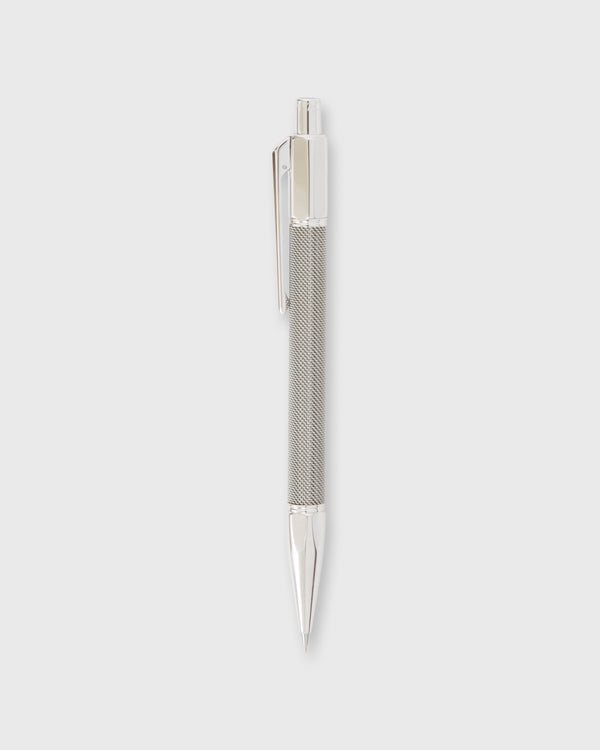 Sid Mashburn Ivanhoe Mechanical Pencil In Silver-Plated Coat Of Mail