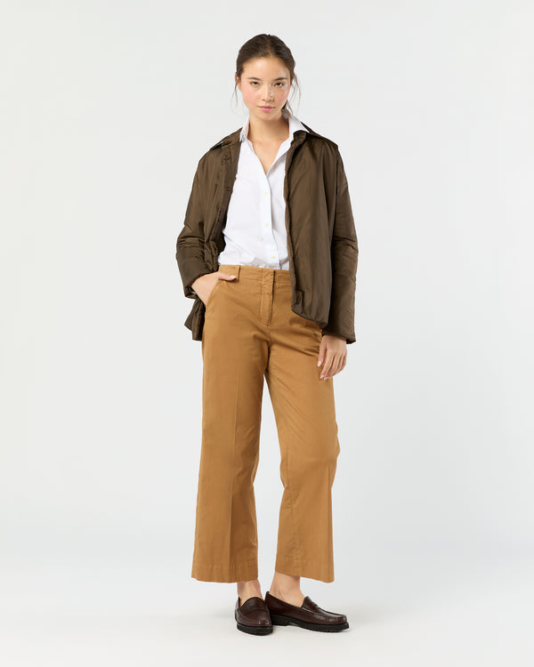 Sid Mashburn Kimono Cashpad Shirt Jacket In Chocolate Nylon