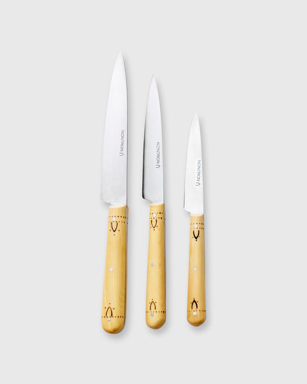 Sid Mashburn Kitchen Knife No. 10 In Woodburned Boxwood