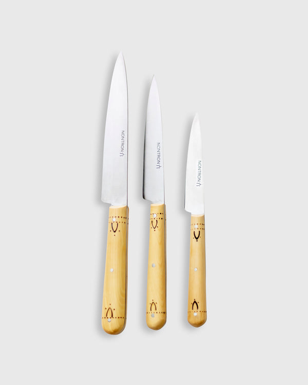 Sid Mashburn Kitchen Knife No. 12 In Woodburned Boxwood