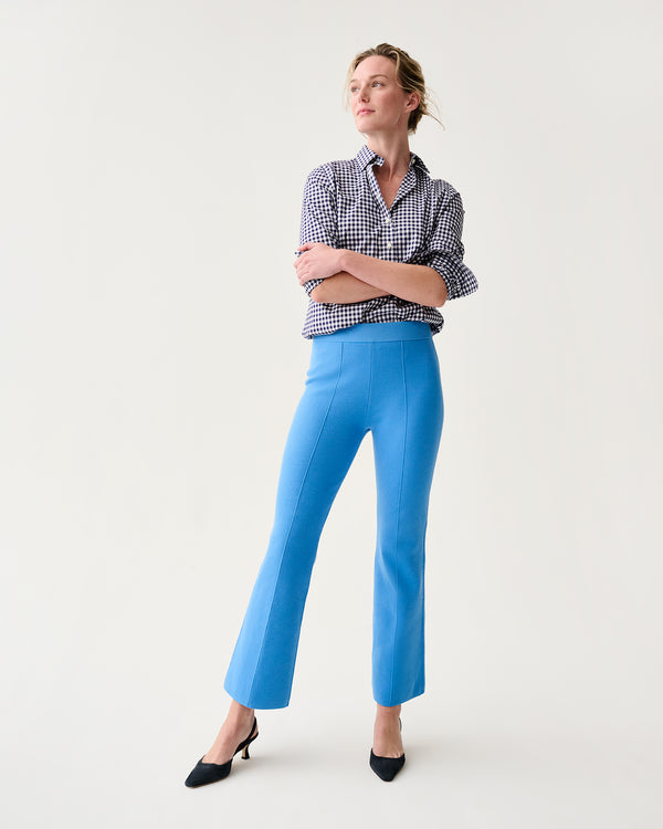 Sid Mashburn Lara Pant In French Blue Supima Cotton