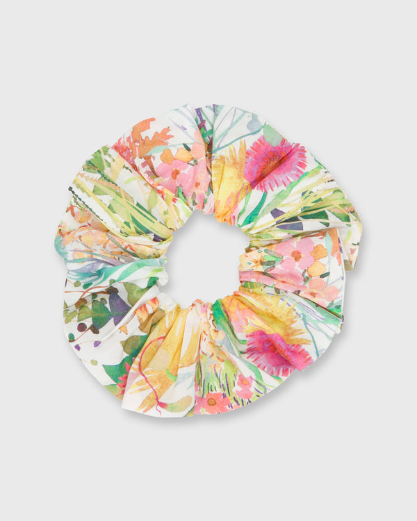 sid mashburn Large Scrunchie in Maize Multi Tresco Liberty Fabric