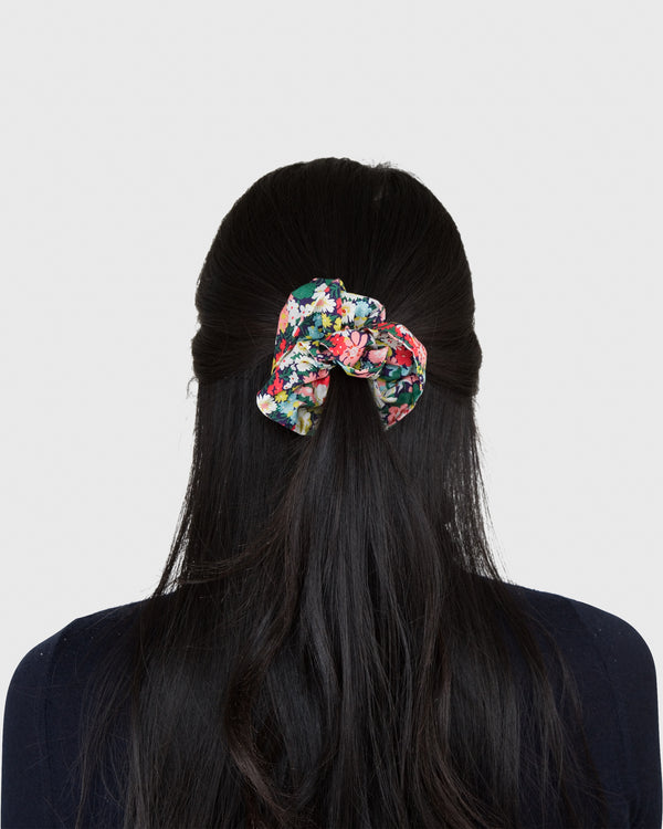 Sid Mashburn Large Scrunchie In Multi Wiltshire Berry Liberty Fabric