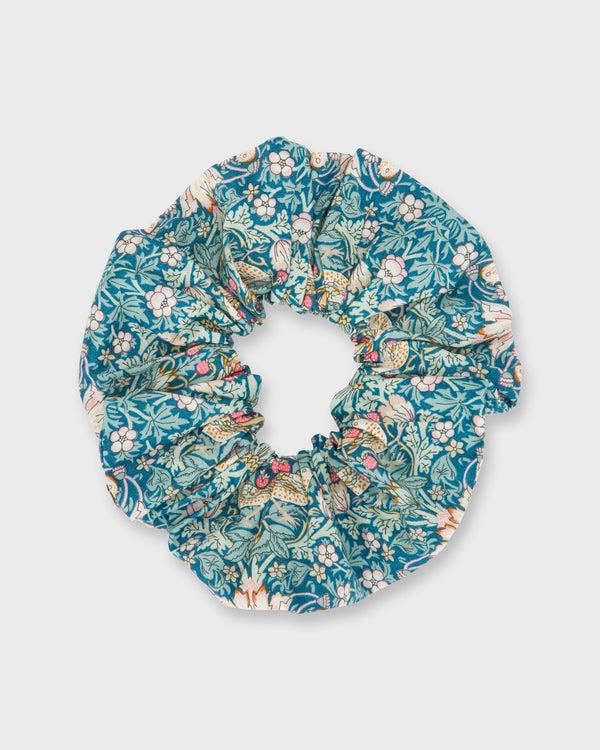sid mashburn Large Scrunchie in Navy Multi Strawberry Thief Liberty Fabric