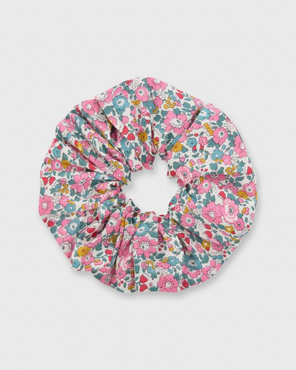 sid mashburn Large Scrunchie in Pink Betsy Ann Liberty Fabric