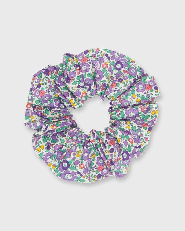 sid mashburn Large Scrunchie in Purple Multi Betsy Ann Liberty Fabric