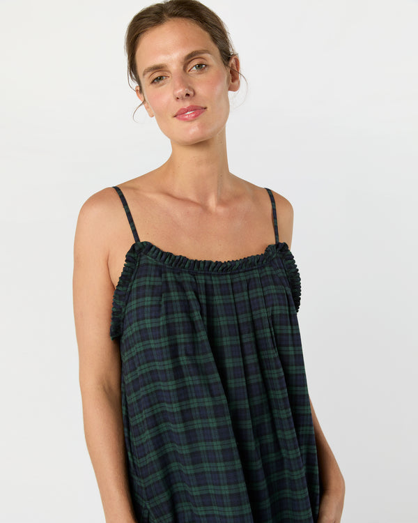 Sid Mashburn Lena Slip In Blackwatch Tartan Flannel