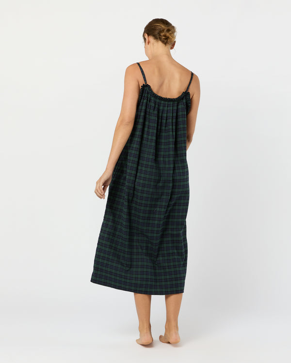 Sid Mashburn Lena Slip In Blackwatch Tartan Flannel