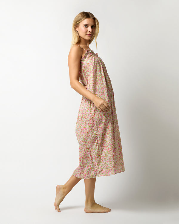 Sid Mashburn Lena Slip In Pink/Green Hannah Rose Liberty Fabric