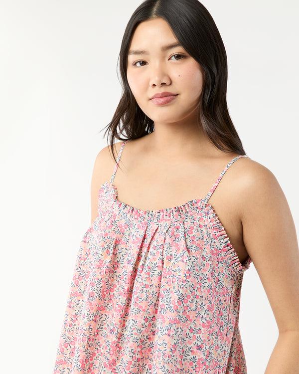 Sid Mashburn Lena Slip In Pink Multi Wiltshire Liberty Fabric