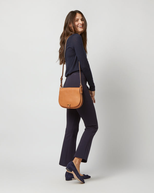 Sid Mashburn Medium Accordion Clara Crossbody Bag In Natural Leather