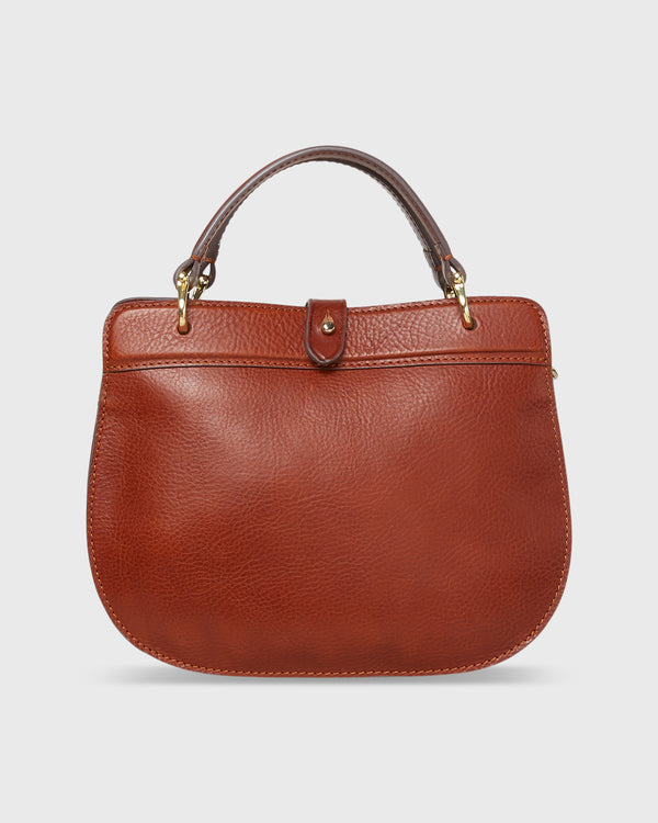 sid mashburn Natalie Crossbody Bag in English Tan Leather