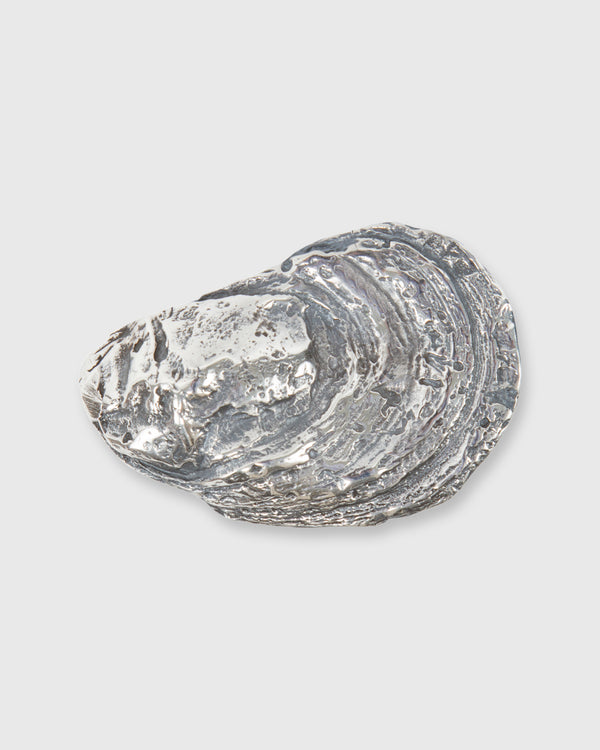 sid mashburn Oyster Shell Belt Buckle in Sterling Silver