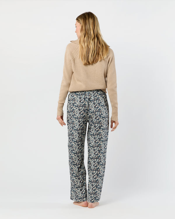 Sid Mashburn Pajama Pant In Blue/Green Mitsi Liberty Fabric