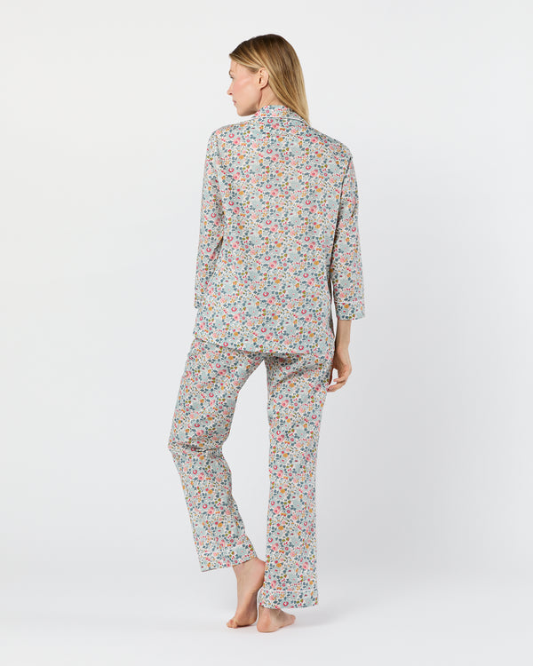 Sid Mashburn Pajama Set In Blue Betsy Liberty Fabric
