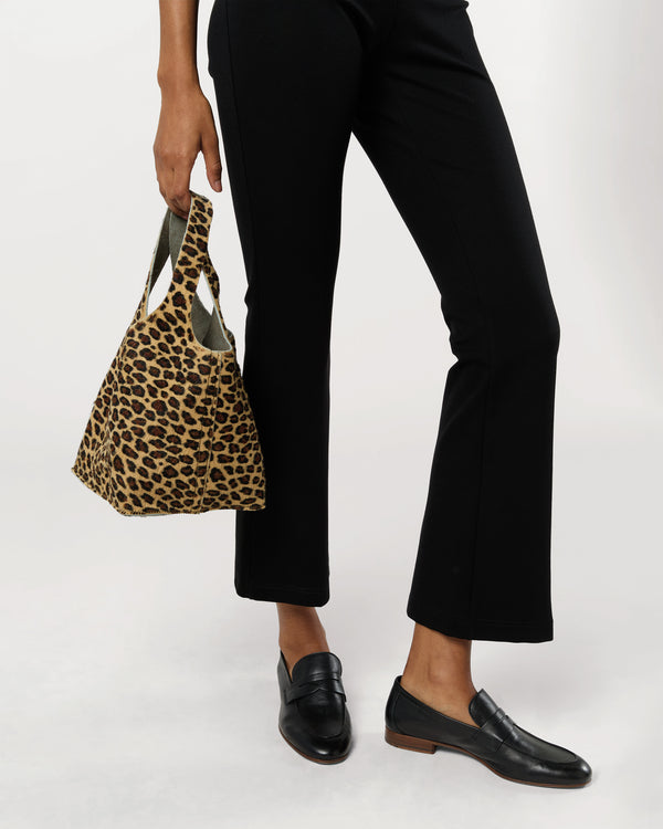Sid Mashburn Paola Bucket Bag In Mini Leopard Calf Hair