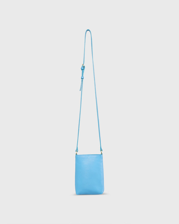 sid mashburn Polly Crossbody Bag in Dutch Blue Leather
