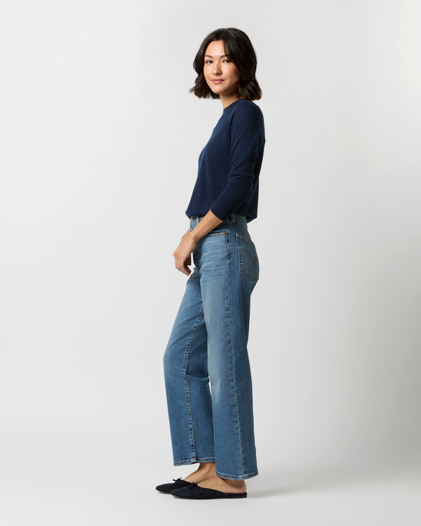 Sid Mashburn Ribcage Straight Ankle Jean In Elevated Taste