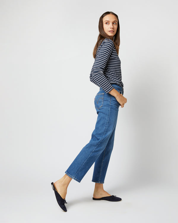 Sid Mashburn Ribcage Straight Ankle Jean In Summer Slide