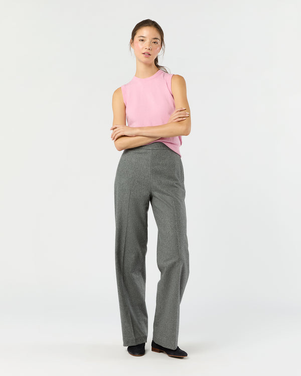 Sid Mashburn Rosie Shell In Heather Rose Cotton/Silk