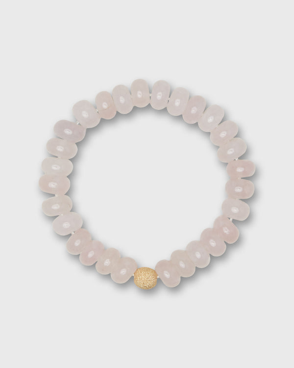 sid mashburn Semi Precious Beaded Bracelet in Pink Quartz Monochrome