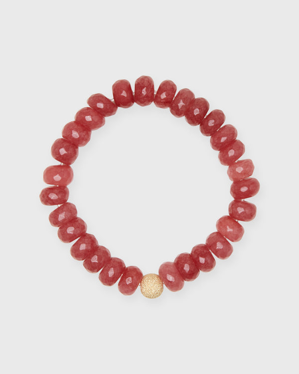 sid mashburn Semi Precious Beaded Bracelet in Raspberry Monochrome