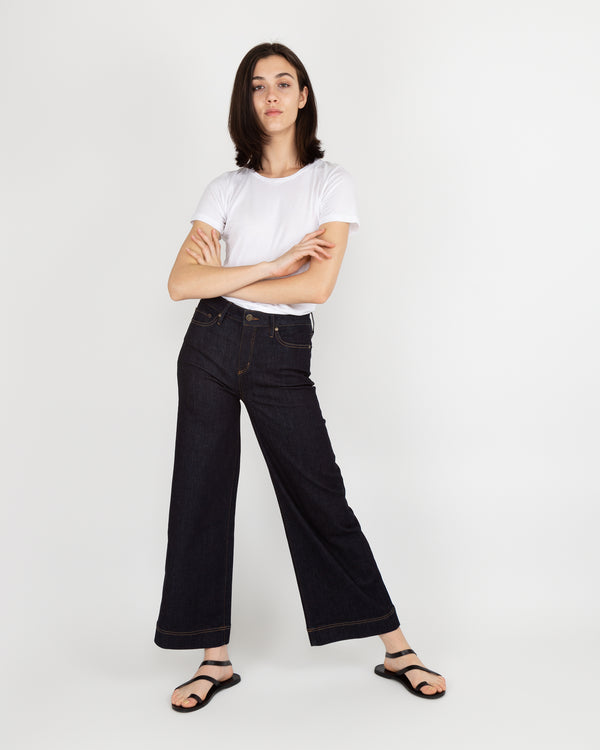 Sid Mashburn Short-Sleeved Relaxed Tee In White Pima Cotton