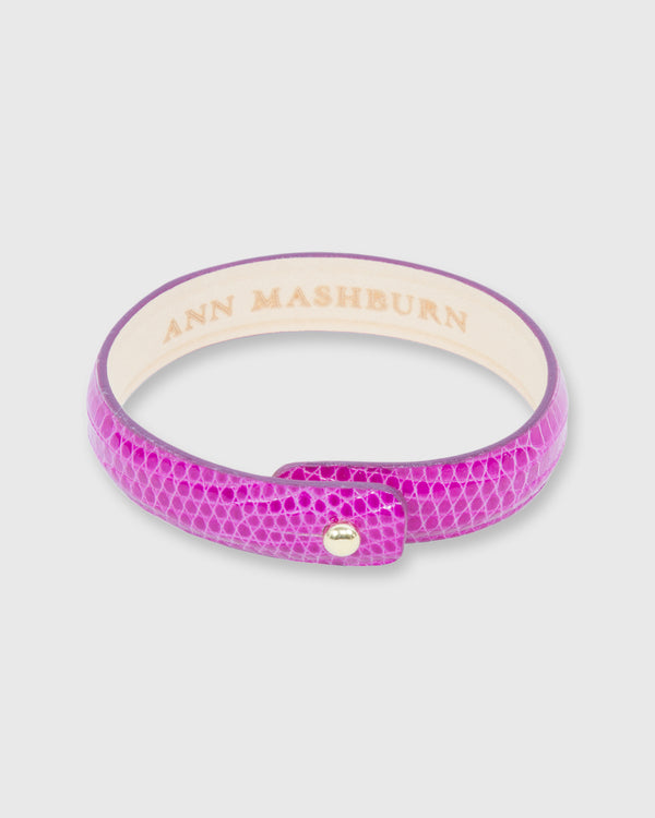 sid mashburn 0.5" Lizard Cuff Bracelet in Azalea