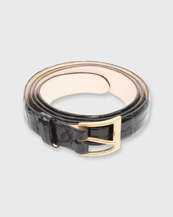 sid mashburn 1" Belt in Black Alligator