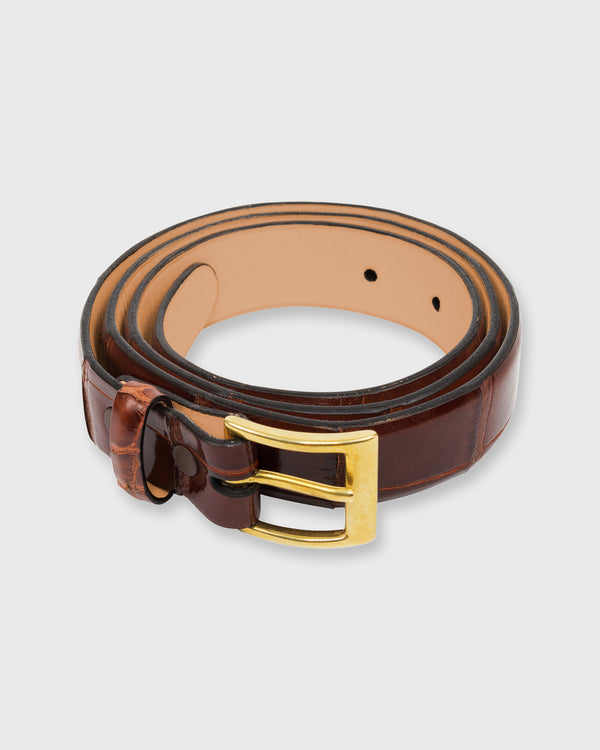 sid mashburn 1" Belt in Bourbon Alligator