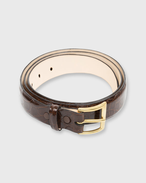 sid mashburn 1" Belt in Chocolate Alligator