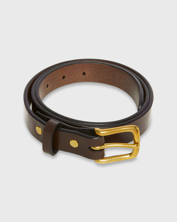 sid mashburn 1" Belt in Chocolate Bridle
