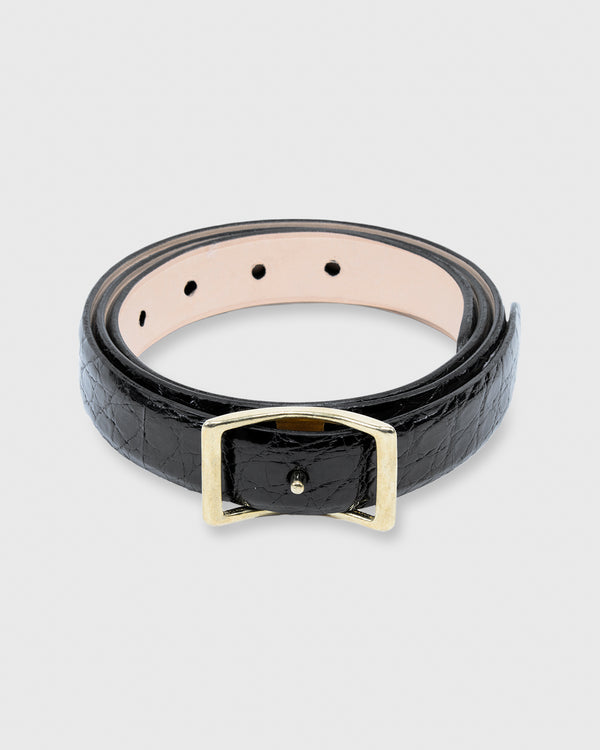 sid mashburn 1" Conroy Belt in Black Alligator