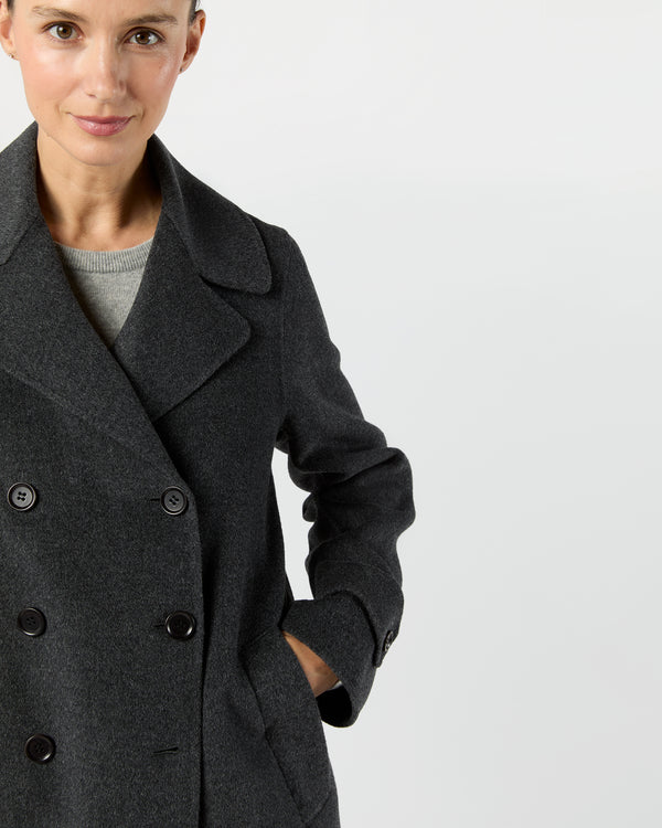 Sid Mashburn 752 Mod Coat In Charcoal