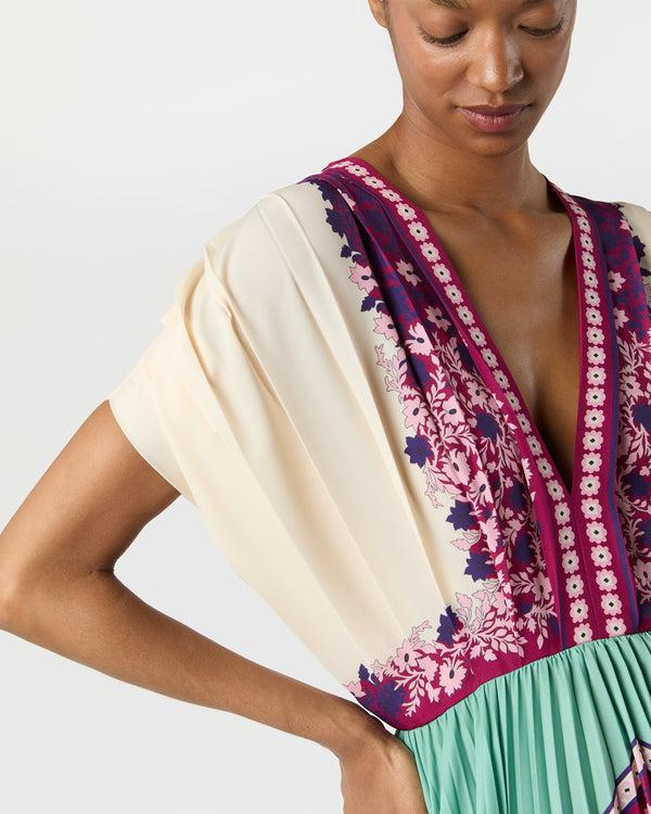 Sid Mashburn Accordion Dress In Regalia